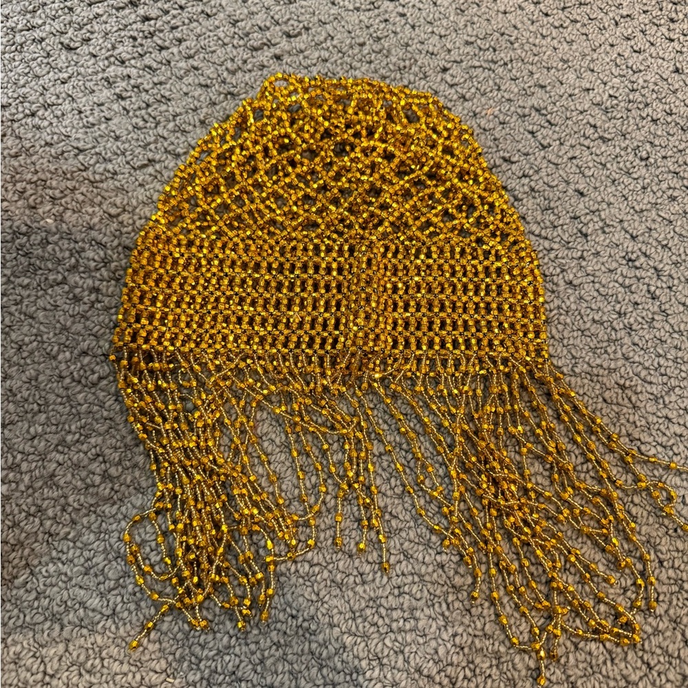 Italian Gold Beaded Women's Accessory